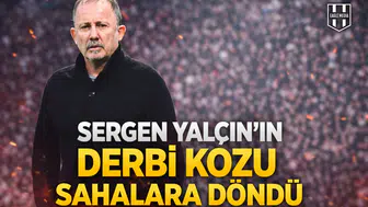Sergen Yalçın'ın derbi kozu sahalara döndü