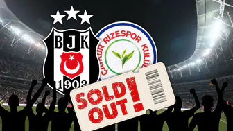Beşiktaş - Rizespor maçı öncesi biletlerde şok gelişme