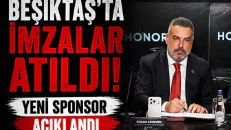 Beşiktaş'ta imzalar atıldı: Yeni sponsor açıklandı