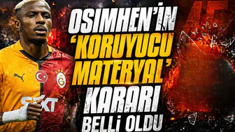 Osimhen'in 'Koruyucu Materyal' kararı belli oldu