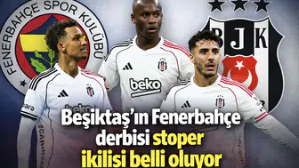 Beşiktaş'ın Fenerbahçe derbisi stoper ikilisi belli oluyor
