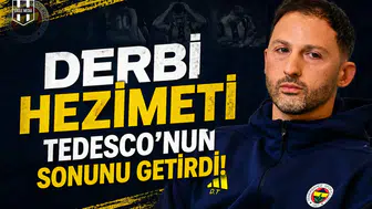 Derbi hezimeti Tedesco’nun sonunu getirdi