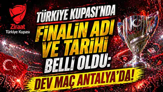 Türkiye Kupası'nda Finalin Adı ve Tarihi Belli Oldu: Dev Maç Olimpiyat'ta!