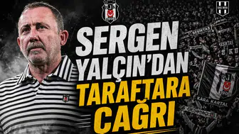 Sergen Yalçın'dan taraftara çağrı