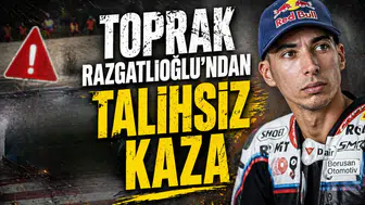 Toprak Razgatlıoğlu'ndan talihsiz kaza