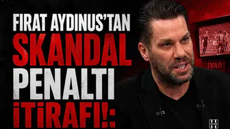 Fırat Aydınus'tan skandal penaltı itirafı!