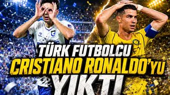 Türk futbolcu Cristiano Ronaldo'yu yıktı