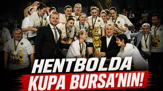 Hentbolda kupa Bursa'nın!
