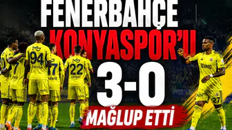 Fenerbahçe Konyaspor'u 3-0 mağlup etti