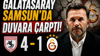 Galatasaray Samsun’da duvara çarptı