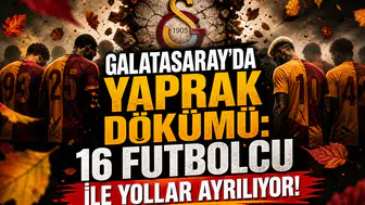 Galatasaray'da Yaprak Dökümü: 16 Futbolcu İle Yollar Ayrılıyor!