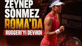 Zeynep Sönmez Roma'da Ruggeri'yi devirdi