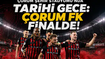 Çorum Şehir Stadyumu'nda tarihi gece: Çorum FK finalde!