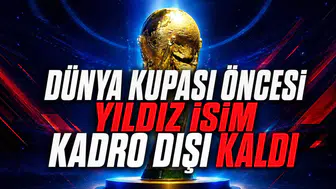 Dünya Kupası öncesi yıldız isim kadro dışı kaldı