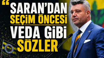 Saran'dan seçim öncesi veda gibi sözler