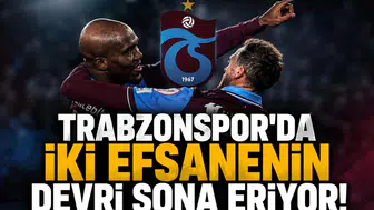 Trabzonspor'da iki efsanenin devri sona eriyor!