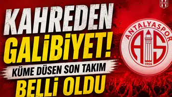 Küme düşen son takım da belli oldu