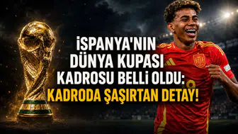 İspanya'nın Dünya Kupası kadrosu belli oldu:Kadroda şaşırtan detay!