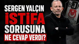 Sergen Yalçın istifa sorusuna ne cevap verdi?