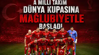 A Milli Takım Dünya Kupası'na mağlubiyetle başladı