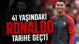 41 yaşındaki Ronaldo tarihe geçti