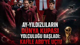Ay-Yıldızlıların Dünya Kupası yolculuğu başladı: Kafile ABD'ye uçtu
