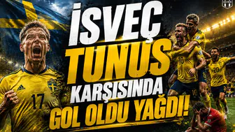 İsveç Tunus Karşısında Gol Oldu Yağdı