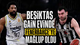Beşiktaş GAIN evinde Fenerbahçe'ye mağlup oldu