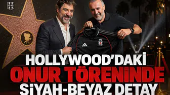 Hollywood'daki Onur Töreninde Siyah-Beyaz Detay