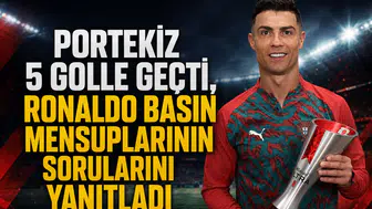 Portekiz 5 Golle Geçti, Ronaldo Basın Mensuplarının Sorularını Yanıtladı