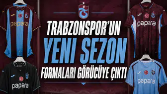Trabzonspor'un yeni sezon formaları görücüye çıktı