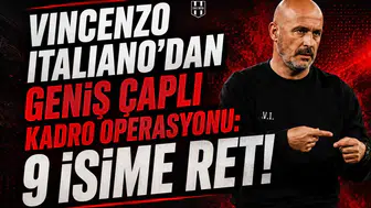 Vincenzo Italiano'dan Geniş Çaplı Kadro Operasyonu:9 İsime Ret!