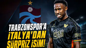 Trabzonspor'a İtalya'dan sürpriz isim!