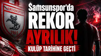 Samsunspor'da Rekor Ayrılık! Kulüp Tarihine Geçti