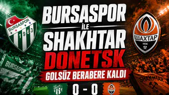 Bursaspor ile Shakhtar Donetsk Golsüz Berabere Kaldı