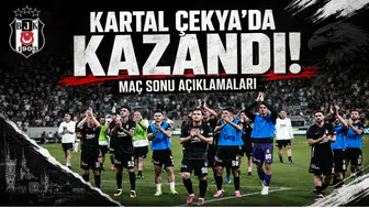 Kartal Çekya’da Kazandı! Maç Sonu Açıklamaları