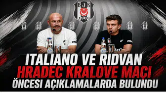 Italiano ve Rıdvan Hradec Kralove Maçı Öncesi Açıklamalarda Bulundu