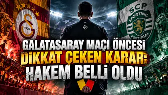 GALATASARAY MAÇI ÖNCESİ DİKKAT ÇEKEN KARAR: HAKEM BELLİ OLDU