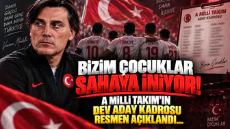 Bizim Çocuklar Sahaya İniyor! A Milli Takım'ın Dev Aday Kadrosu Resmen Açıklandı...
