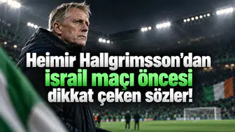 Heimir Hallgrimsson'dan İsrail maçı öncesi dikkat çeken sözler!