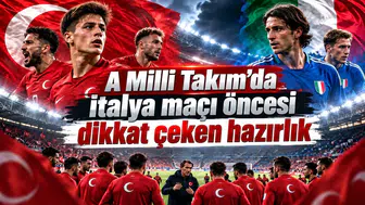 A Milli Takım’da İtalya maçı öncesi dikkat çeken hazırlık