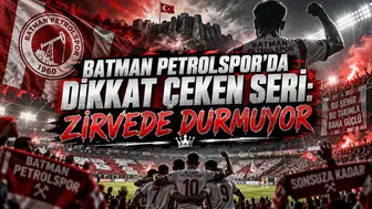 BATMAN PETROLSPOR’DA DİKKAT ÇEKEN SERİ: ZİRVEDE DURMUYOR