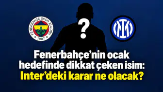 Fenerbahçe’nin ocak hedefinde dikkat çeken isim: Inter’deki karar ne olacak?