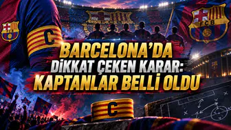 BARCELONA’DA DİKKAT ÇEKEN KARAR: KAPTANLAR BELLİ OLDU