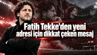 Fatih Tekke’den yeni adresi için dikkat çeken mesaj