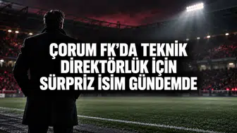 Çorum FK’da teknik direktörlük için sürpriz isim gündemde