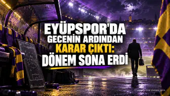 EYÜPSPOR'DA GECENİN ARDINDAN KARAR ÇIKTI: DÖNEM SONA ERDİ