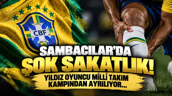 Sambacılar’da Şok Sakatlık! Yıldız Oyuncu Milli Takım Kampından Ayrılıyor...