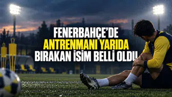 Fenerbahçe’de Antrenmanı Yarıda Bırakan İsim Belli Oldu
