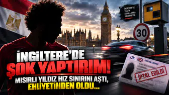 İngiltere'de Şok Yaptırım! Mısırlı Yıldız Hız Sınırını Aştı, Ehliyetinden Oldu...